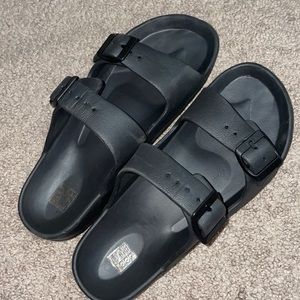 Rubber Burkenstocks black